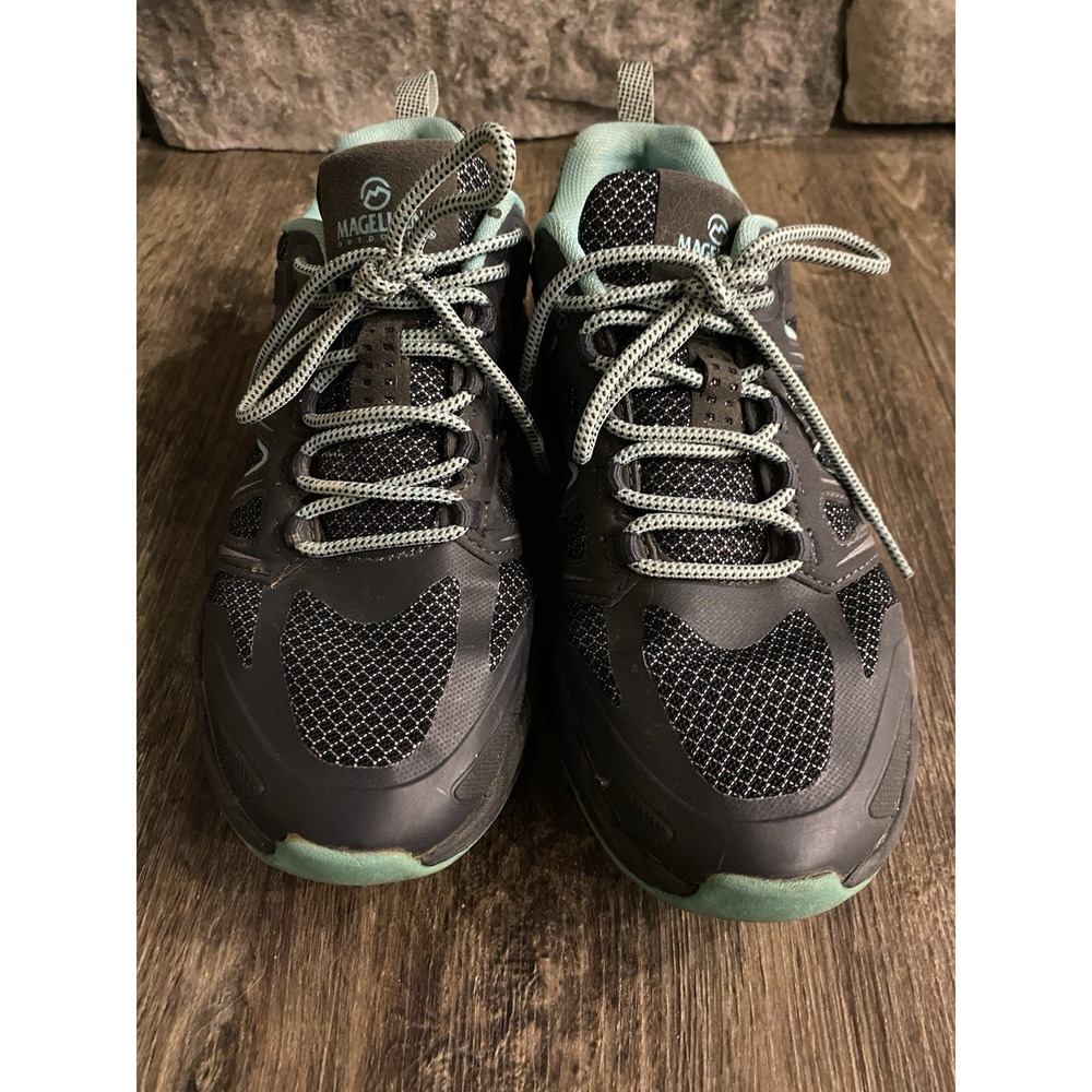 Magellan Outdoors Rollingwood Women's Hiking Shoes. Gray/Teal Size 8B